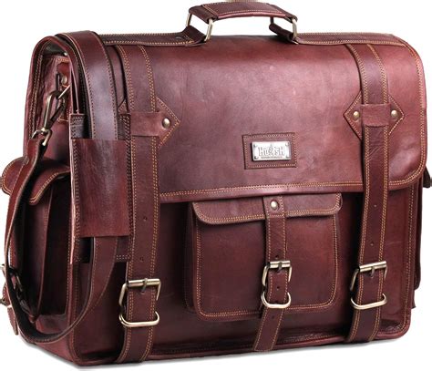 brown fake leather messenger bag|men's brown leather satchel bag.